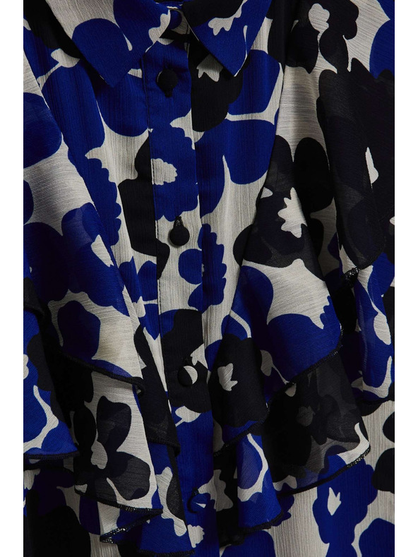 Moodo Šarena bluza s volanom