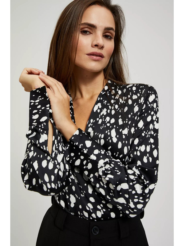 Moodo Moodo bluza s uzorkom