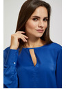 Moodo Plava sjajna bluza Moodo