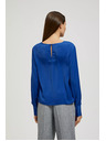 Moodo Plava sjajna bluza Moodo