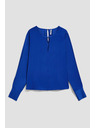 Moodo Plava sjajna bluza Moodo