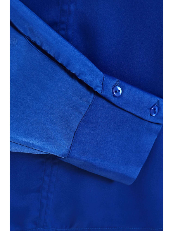 Moodo Plava sjajna bluza Moodo