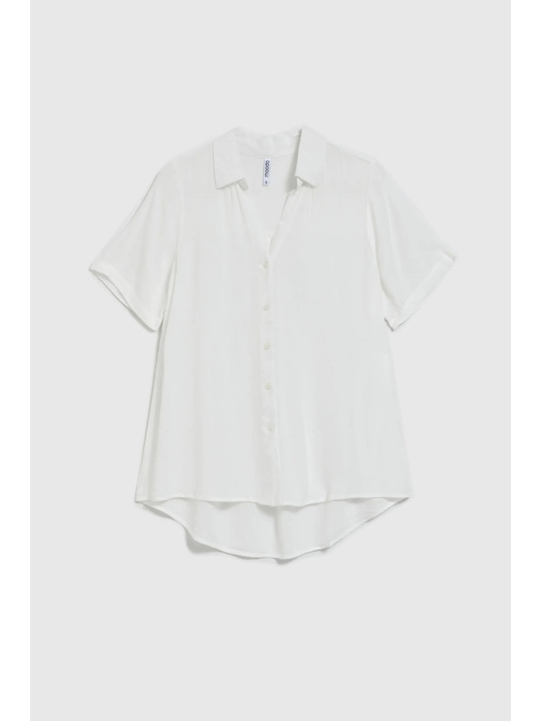 Moodo Bijela prozirna košulja Moodo