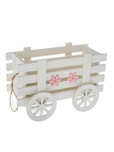 Casa de Engel Drvena kutija - kola, bijela, 0/12
