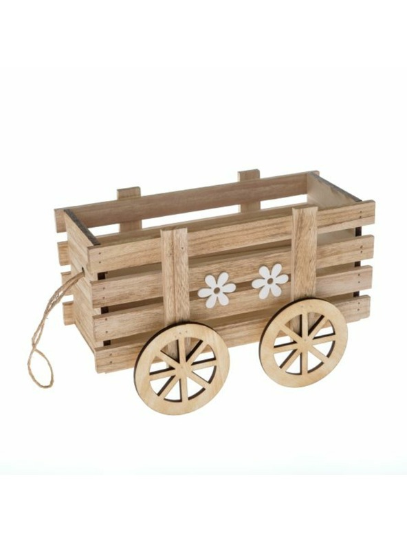 Casa de Engel Drvena kutija - kola, natur, 0/12