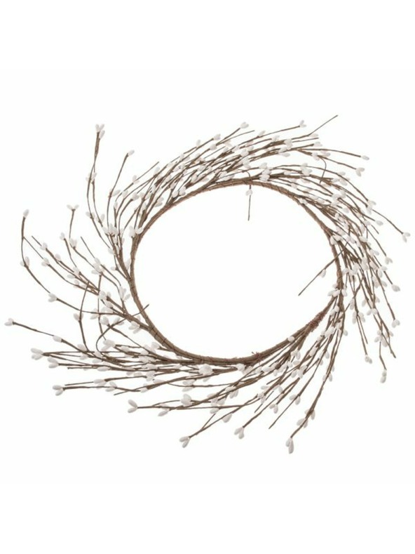 Casa de Engel Vijenac bijelih cvjetova Ø 38cm, 24/120