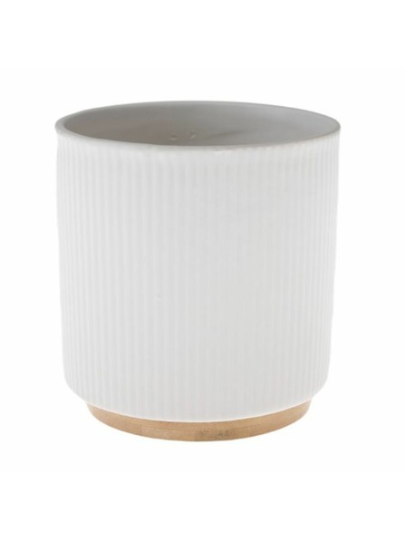 Casa de Engel Keramički cvijetnjak sa bambusnim postoljem, 0/12