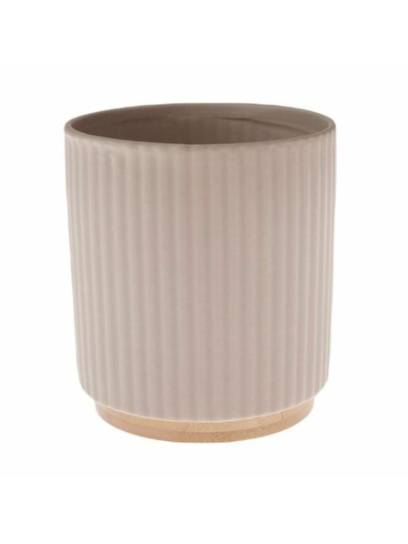 Casa de Engel Keramički cvijetnjak sa bambusnim postoljem, 0/18