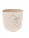 Casa de Engel Keramički poklopac za cvijetnjak sa srcem, 0/24