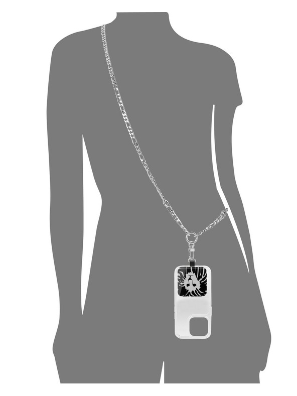 Anne Klein Srebrni crossbody metalni lanac za mobitel Anne Klein WK/4023SVSV