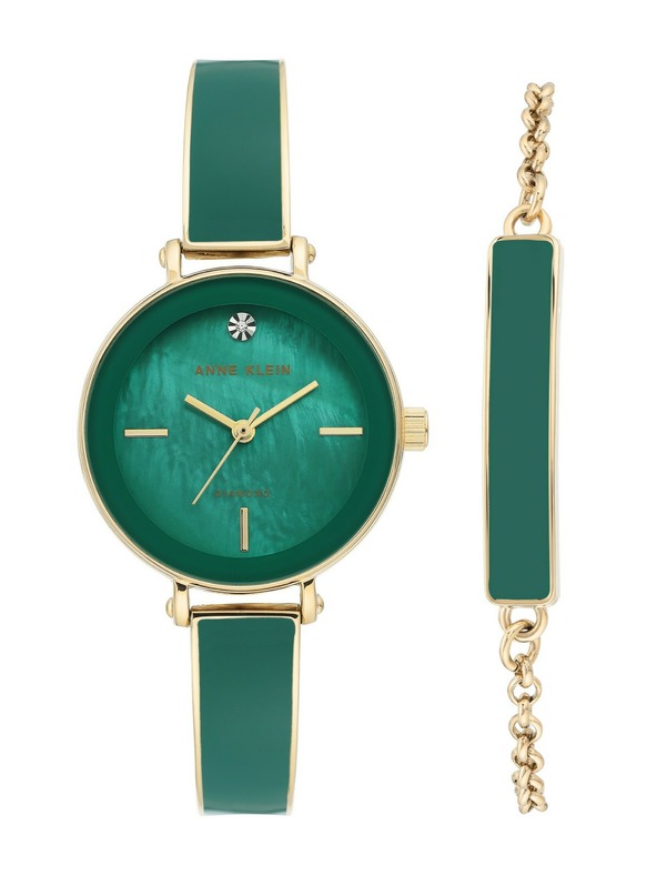 Anne Klein Poklon set sata i narukvice Anne Klein AK/3620GNST