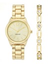 Nine West	 Ženski poklon set sata i narukvice Nine West NW/2168GPST