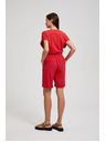 Moodo Crvene lanene kratke hlače