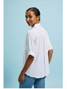 Moodo Bijela košulja s kratkim rukavima