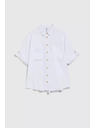 Moodo Bijela košulja s kratkim rukavima