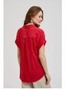Moodo Crvena košulja s kratkim rukavima