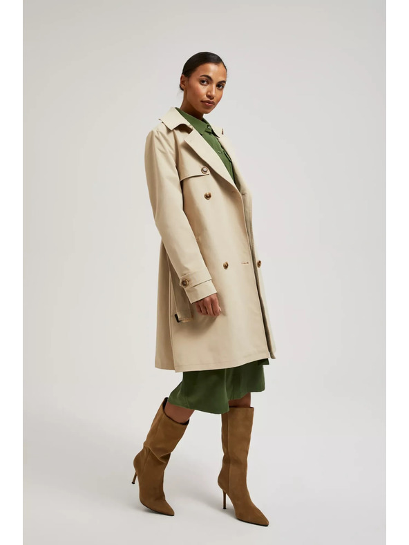 Moodo Bež trench kaput