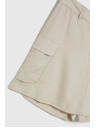 Moodo Krem kratke hlače s džepovima