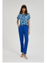 Moodo Plava uzorirana bluza