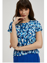 Moodo Plava uzorirana bluza