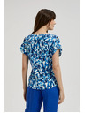 Moodo Plava uzorirana bluza