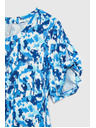 Moodo Plava uzorirana bluza