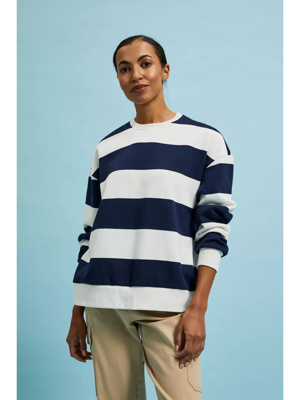 Moodo Prugasta mikina