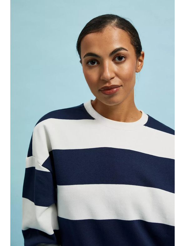 Moodo Prugasta mikina