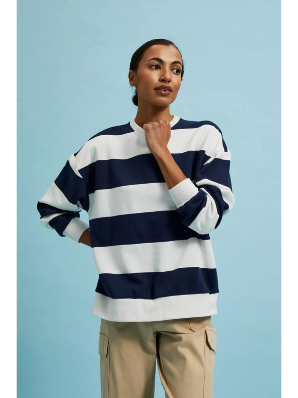 Moodo Prugasta mikina