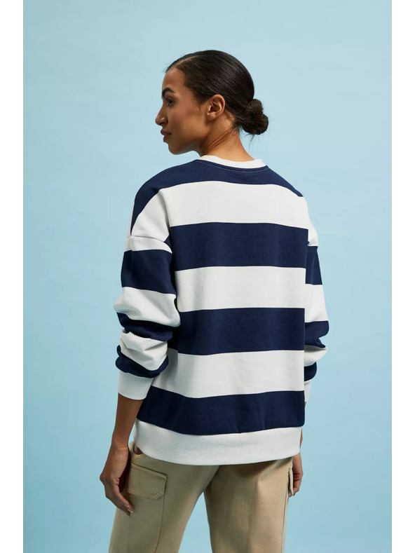 Moodo Prugasta mikina