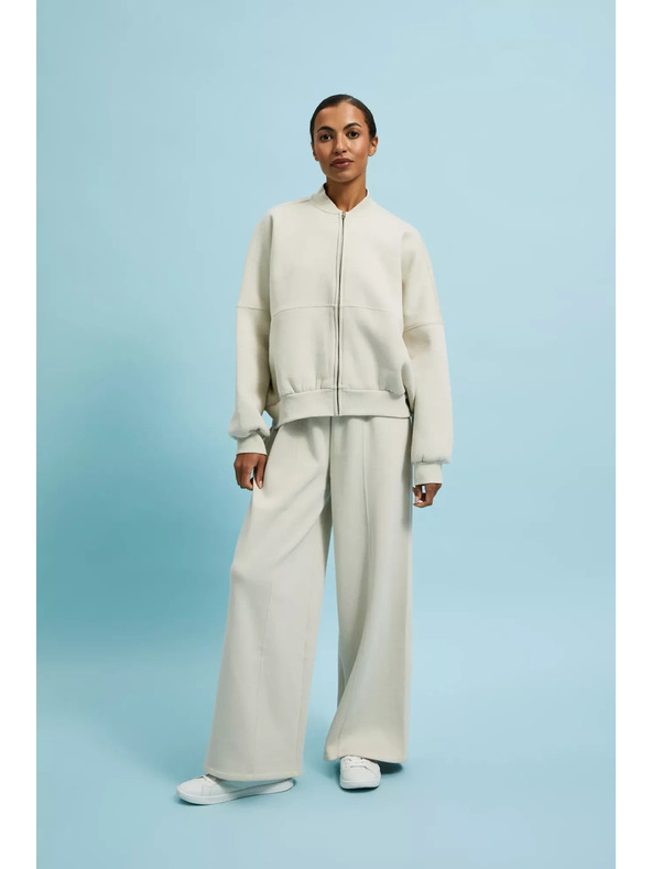 Moodo Krem bomber jakna