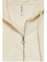Moodo Krem zip mikina
