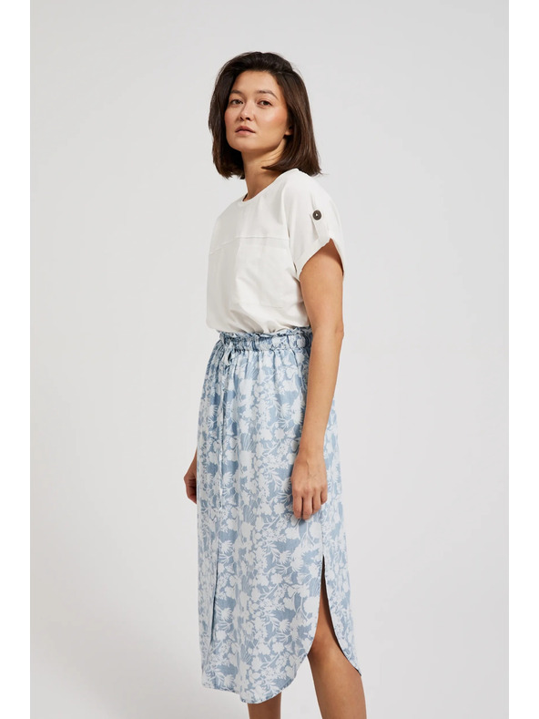 Moodo Svijetloplava široka suknja