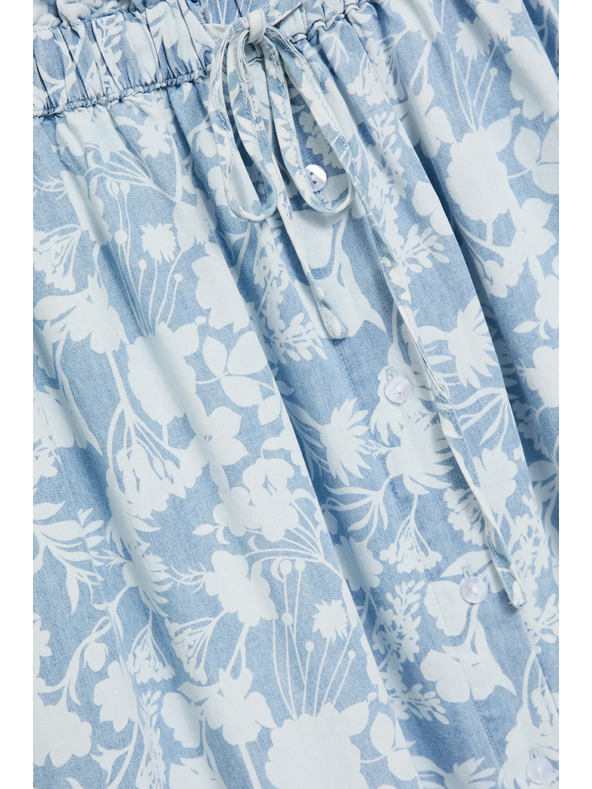 Moodo Svijetloplava široka suknja