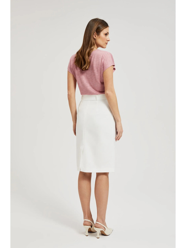 Moodo Bijela uska suknja s pojasom