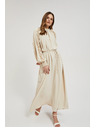 Moodo Krem maxi haljine
