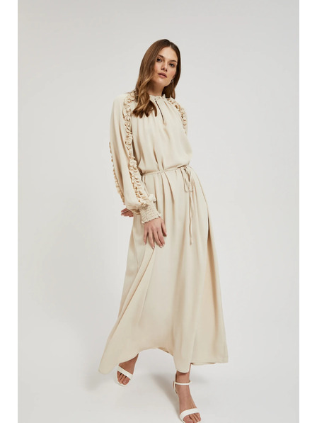 Moodo Krem maxi haljine