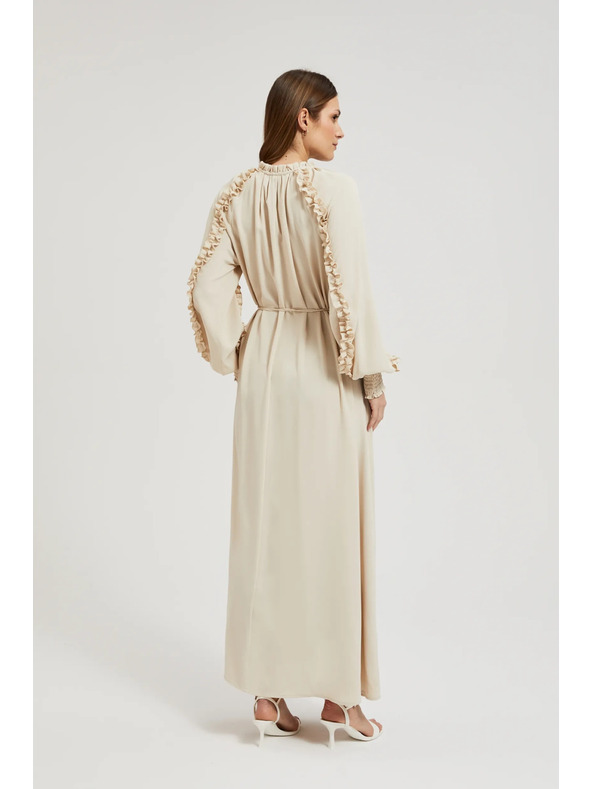 Moodo Krem maxi haljine