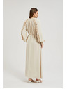 Moodo Krem maxi haljine