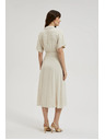 Moodo Bež haljina s pojasom