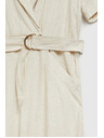 Moodo Bež haljina s pojasom