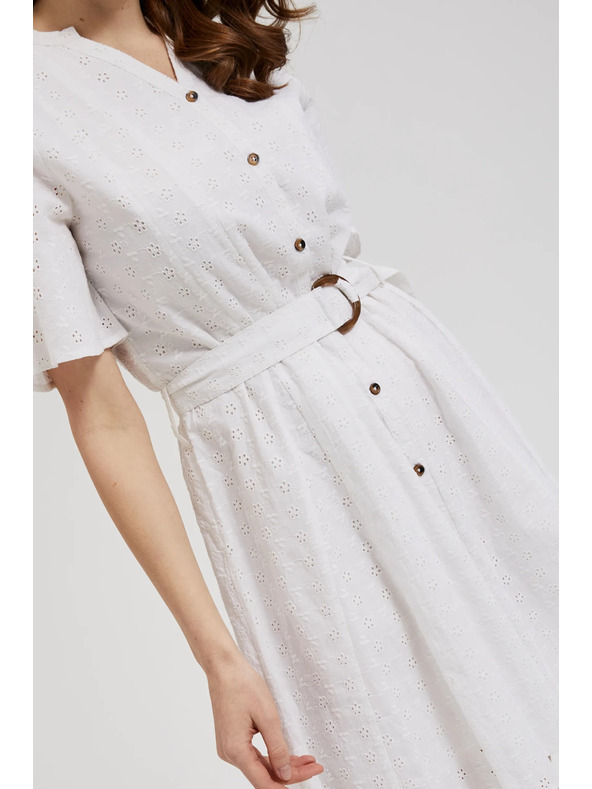 Moodo Kratke košulje haljine s pojasom
