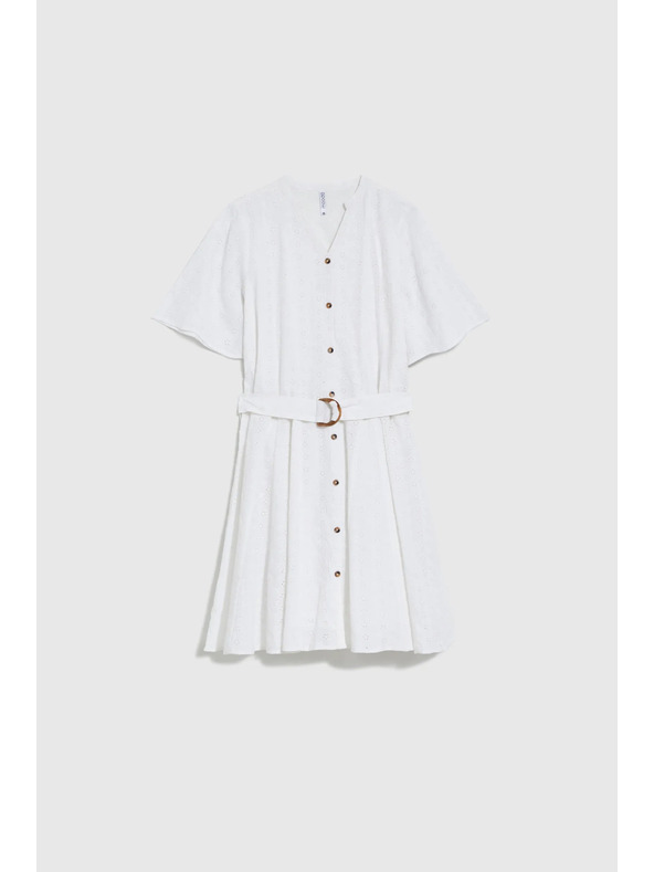 Moodo Kratke košulje haljine s pojasom