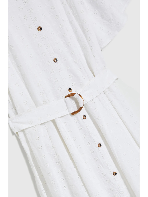 Moodo Kratke košulje haljine s pojasom