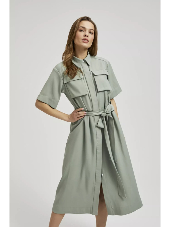 Moodo Maslinaste košulje haljine