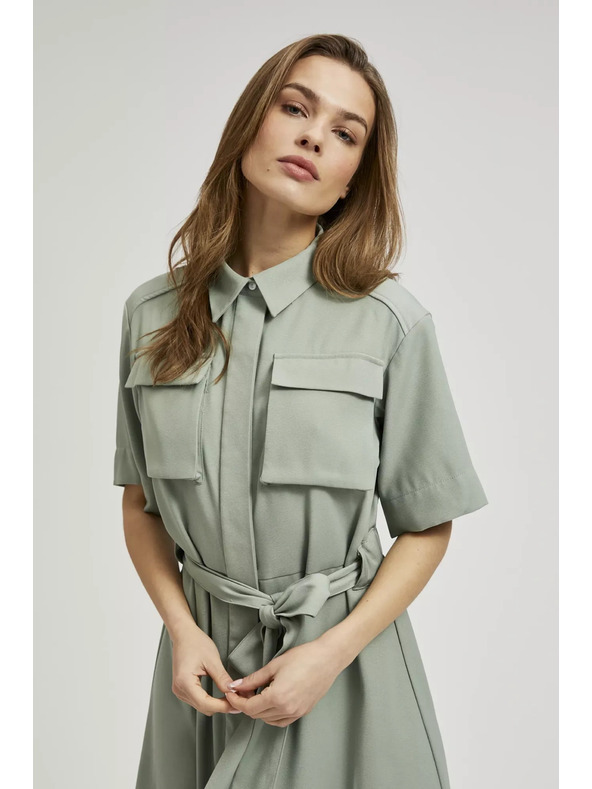 Moodo Maslinaste košulje haljine