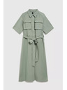 Moodo Maslinaste košulje haljine
