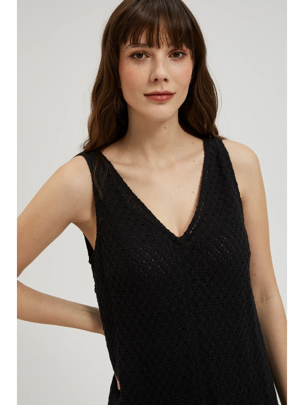 Moodo Crne haljine na bretele