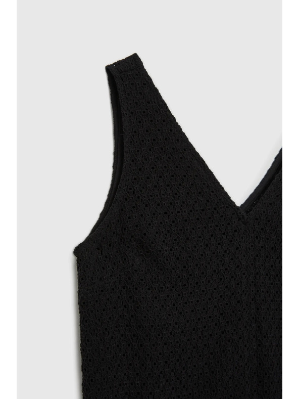 Moodo Crne haljine na bretele