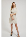 Moodo Krem preklopne haljine